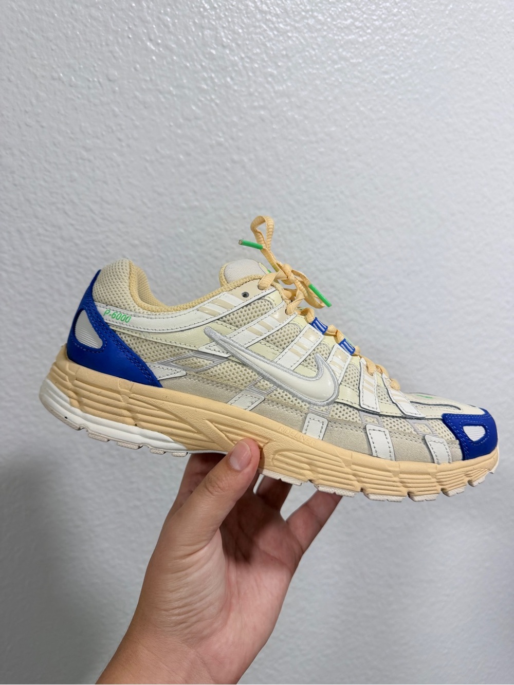 Nike Men’s Beige & Blue p6000 athletic dept